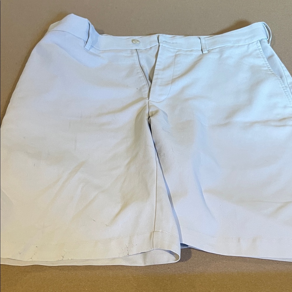 PGA Tour Men's Light Blue Flat Front Shorts